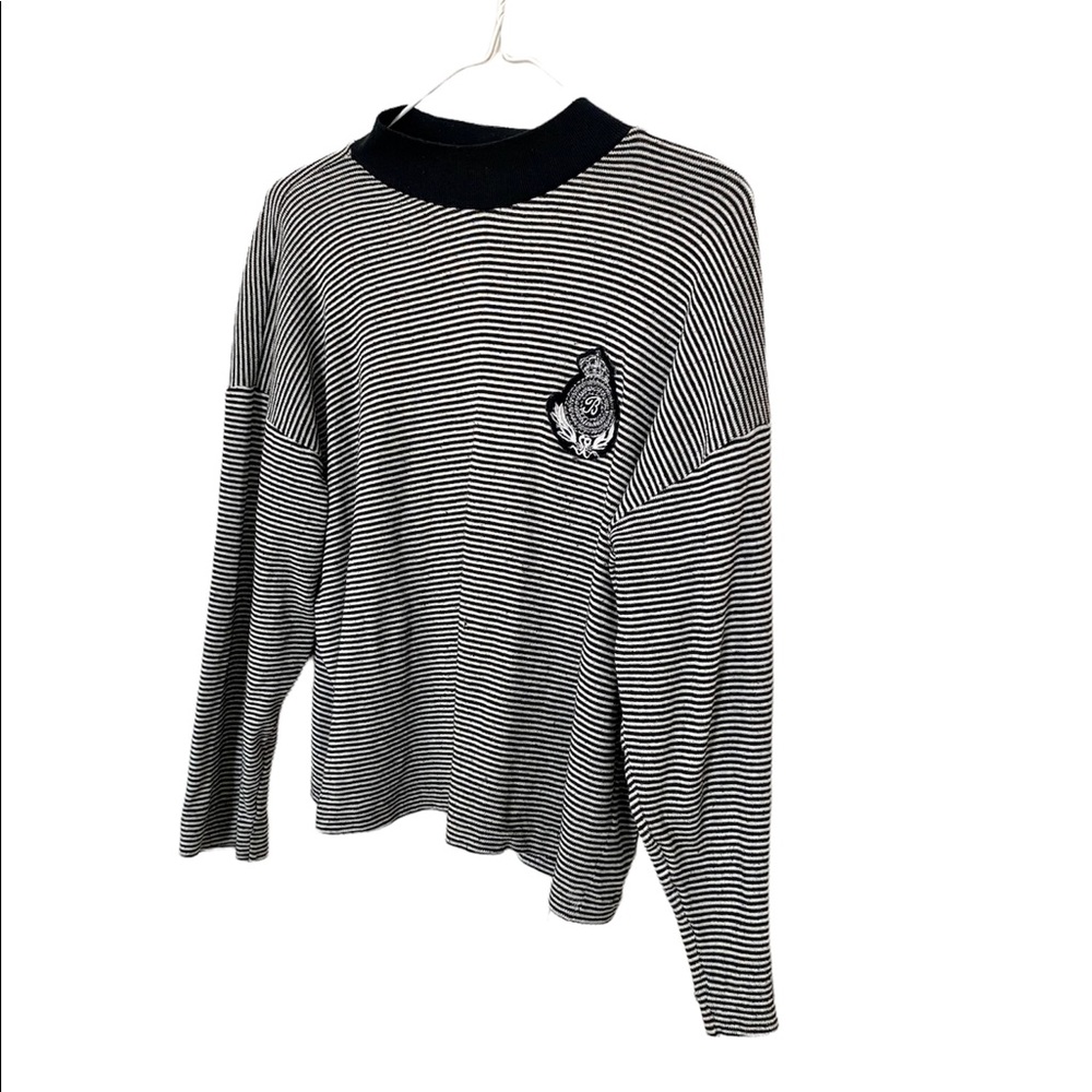 Vintage Striped Mock Neck Top - Picture 7 of 11